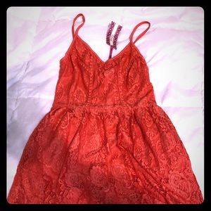 Coral dress